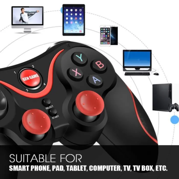MANETTE DE JEUX SANS FIL BLUETOOTH X3 POUR ANDROID-IOS - Image 3