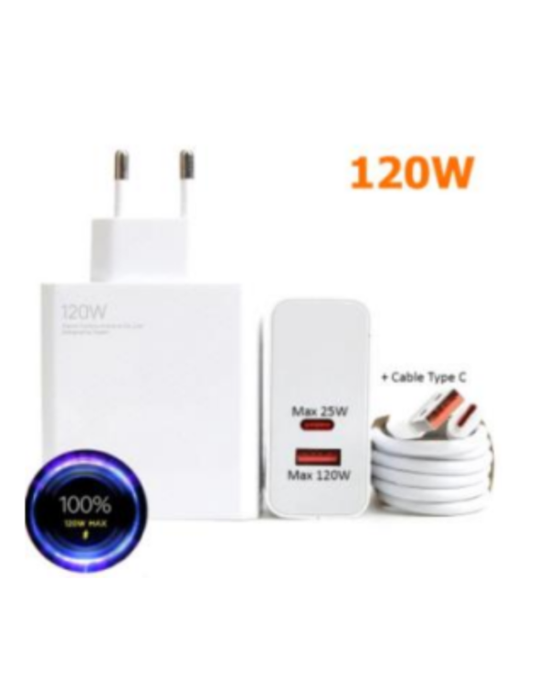 CHARGEUR XIAOMI 120W Type C