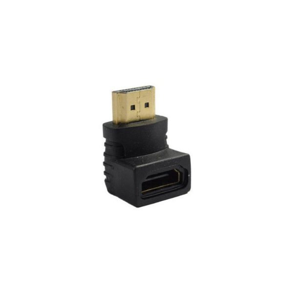 ADAPTATEUR HDMI A FEMELLE VERS A MALE ANGLE DROIT A 90° - Image 2