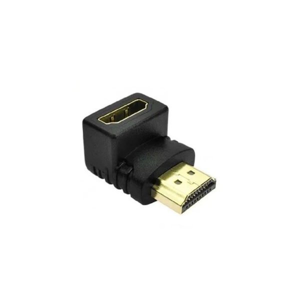 ADAPTATEUR HDMI A FEMELLE VERS A MALE ANGLE DROIT A 90°