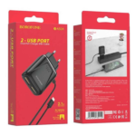 CHARGEUR BOROFONE  BA50A IP 2.1