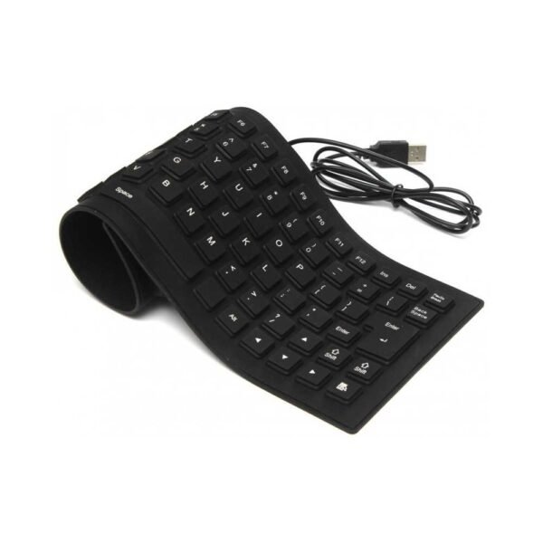 CLAVIER FLEXIBLE AZERTY FILAIRE USB TJ-818 - Image 2