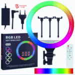Ring Light LED RGB MJ56 avec Trépied de 2,1 mètres