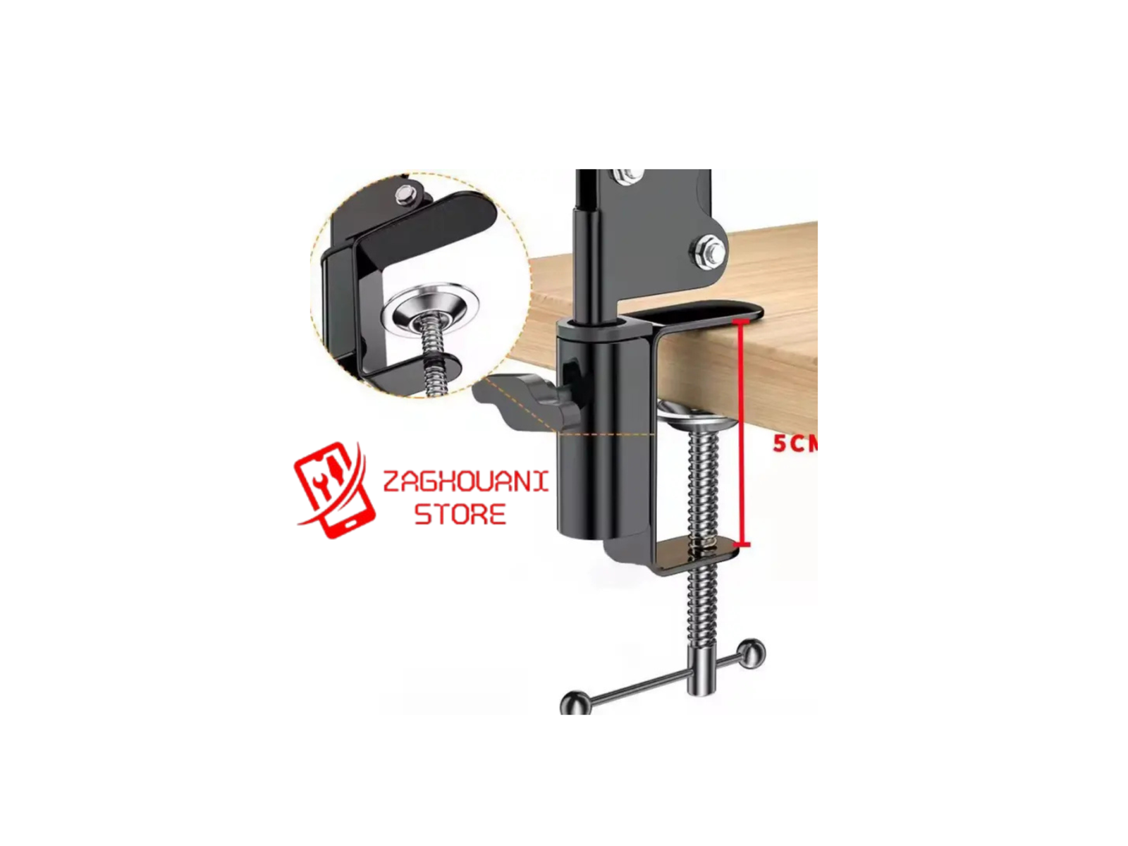 Support Téléphone Professionnel Universel – Bras Articulé - Image 3