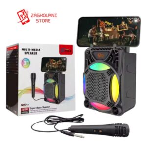 Sing-E Portable Wireless Speaker zq1367 With Mic Black